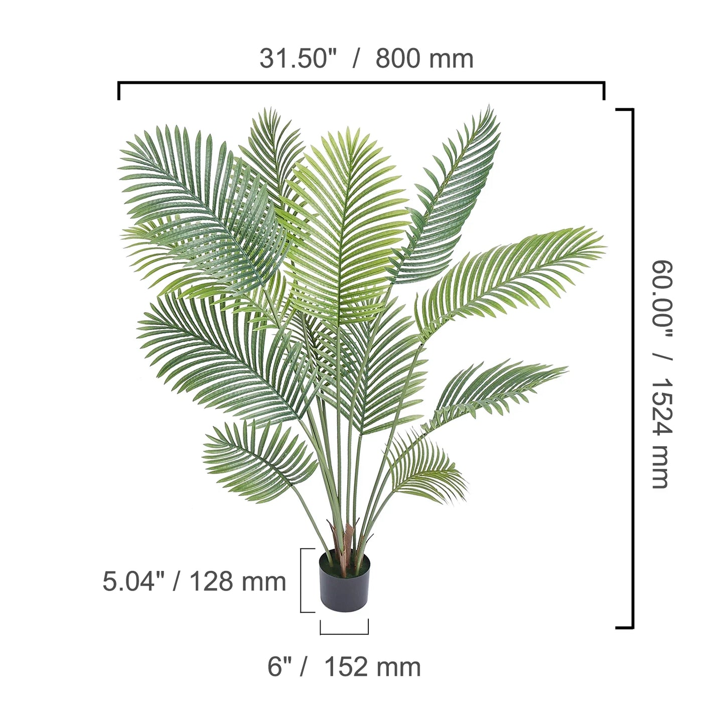 Artificial Palm Tree for Home Decor