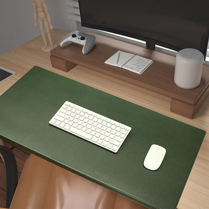 Wrist Support Desk Mat in PU Leather
