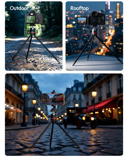 Carbon Fiber Tripod and Monopod Combo - 2-in-1 Design
