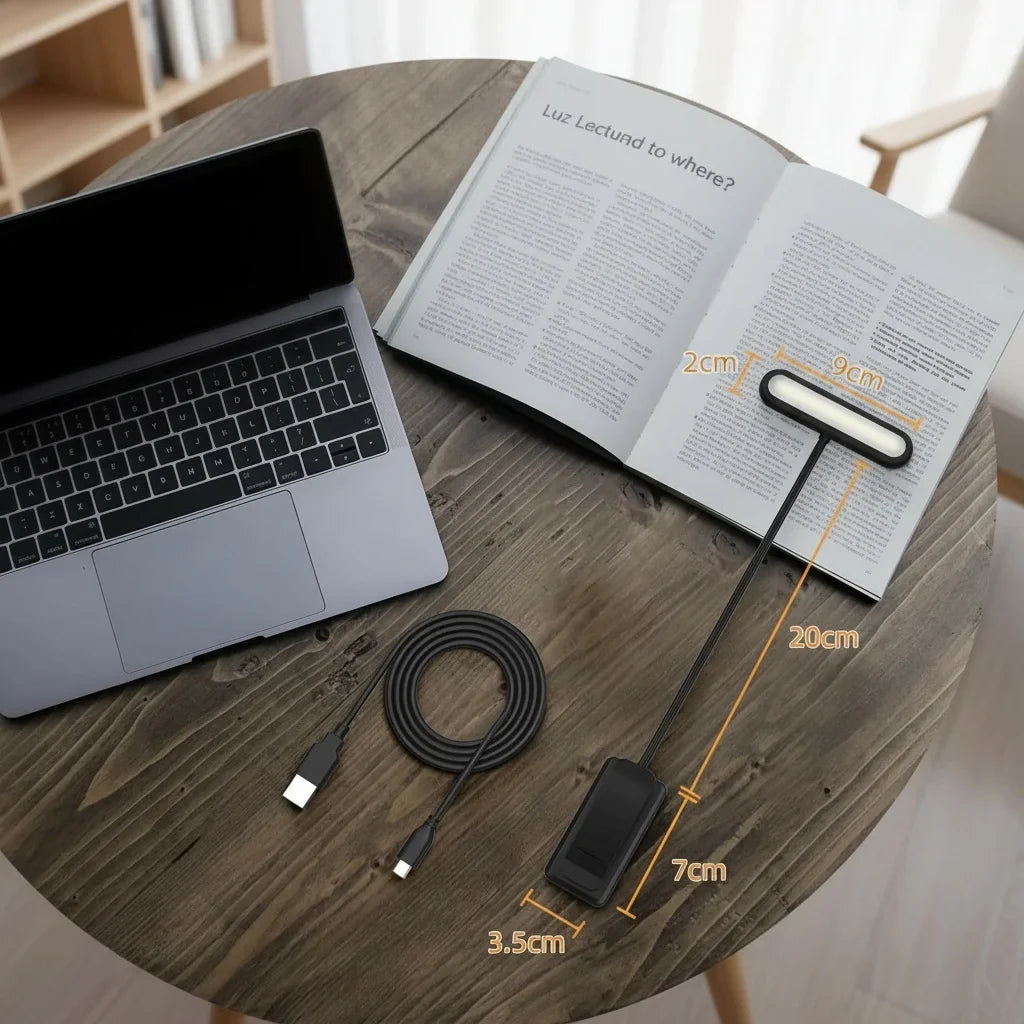 Clip-On LED Reading Lamp – Portable Light Source