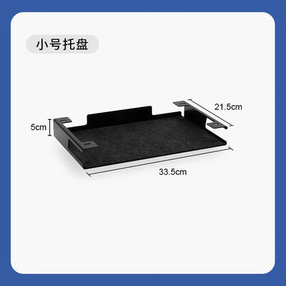 Desk Riser with Integrated Cable Organization System