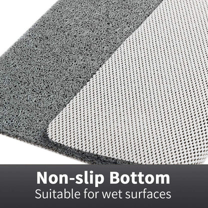 Slip-Resistant Bath Mat - Plush Fabric for Ultimate Safety