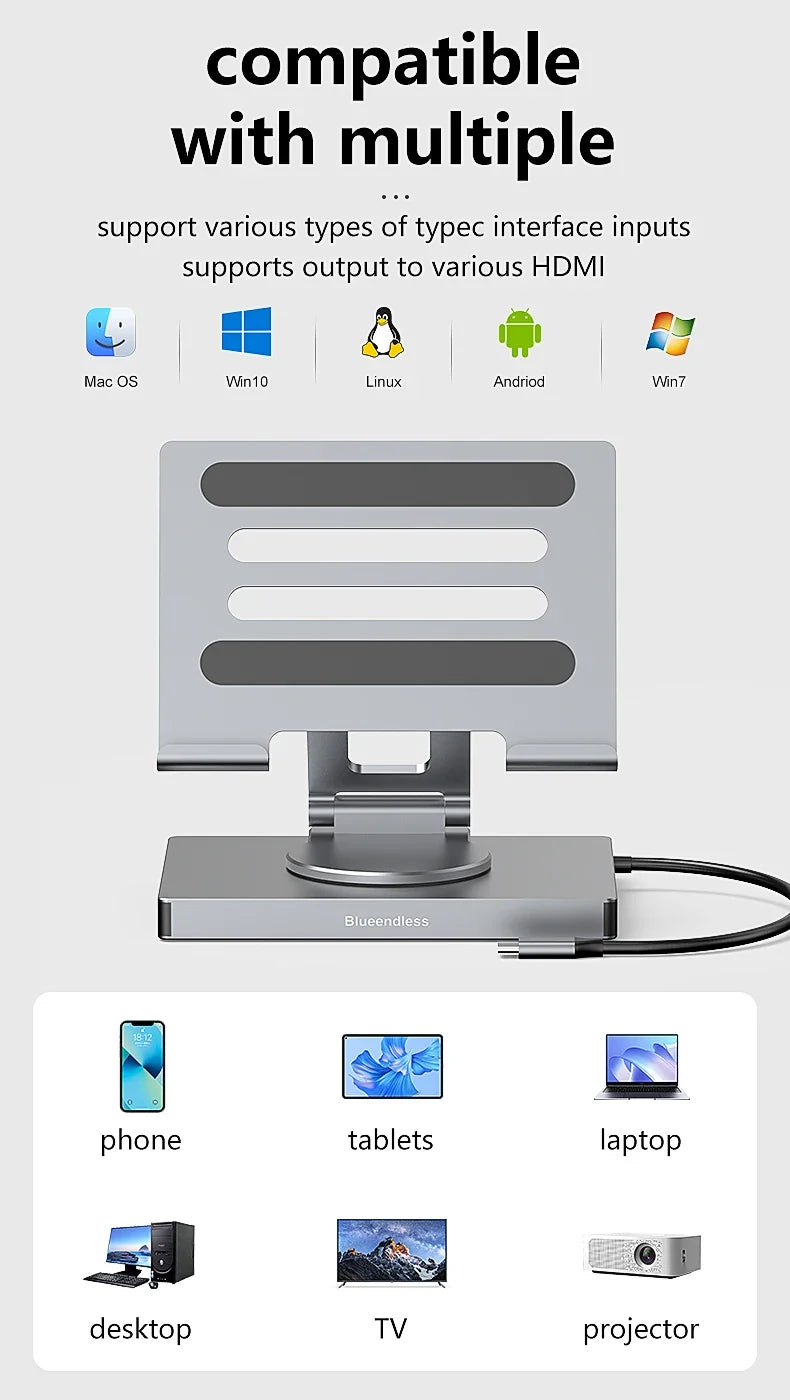 9-in-1 Multiport Docking Station