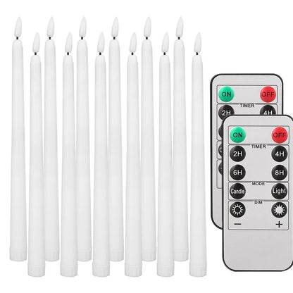 LED Taper Candles without Flame