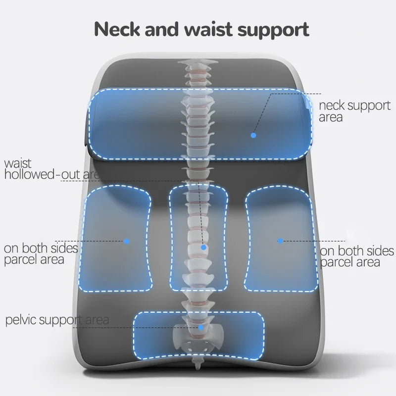 Extra Large Back Support Wedge Pillow with Ergonomic Design