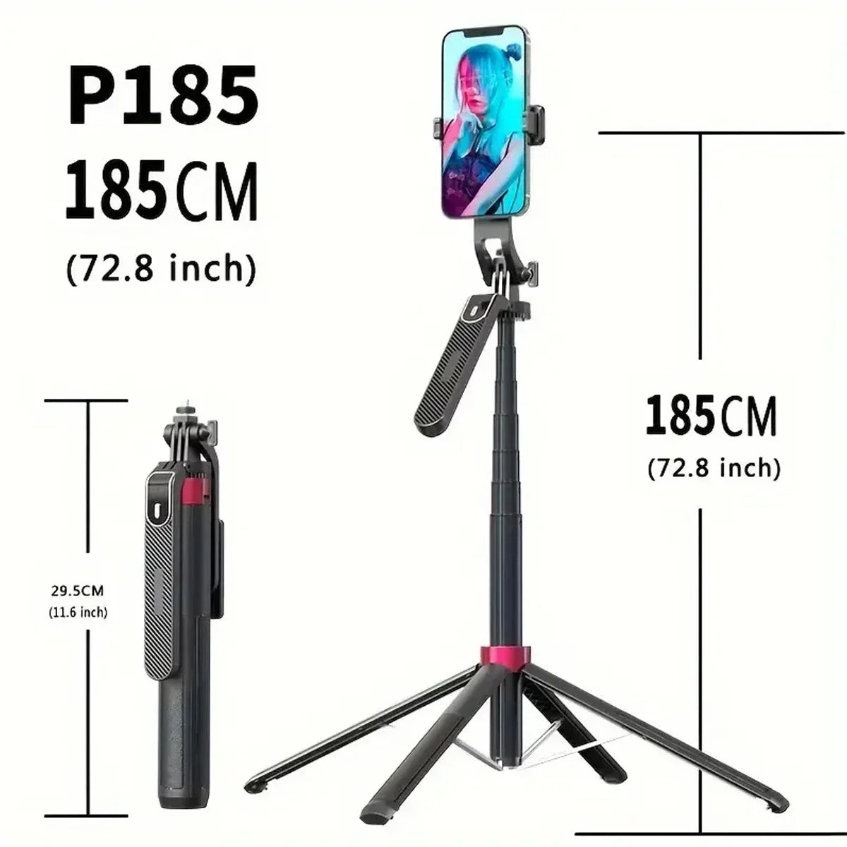 Camera Tripod with Remote Control Functionality