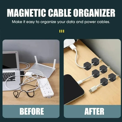 Holder for Magnetic Cables and Clips