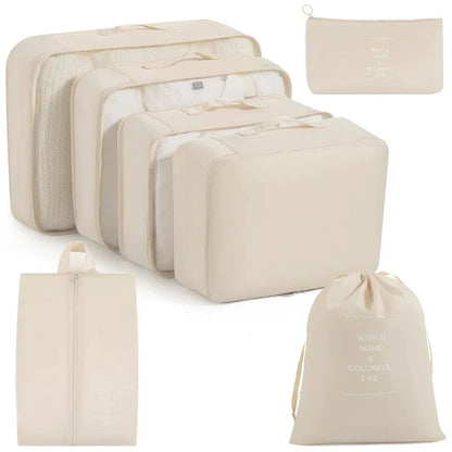 Set of Storage Cubes for Travel Packing