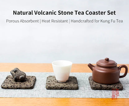 Volcanic Stone Tea Cup Coaster
