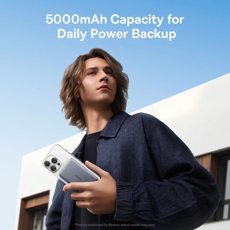 5K MagSafe Power Bank - Slim Portable Charger