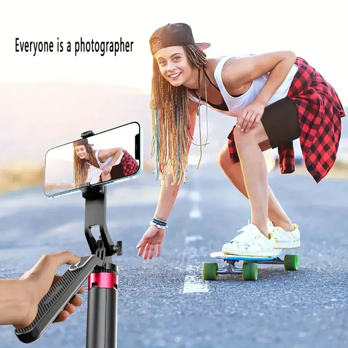 Camera Tripod with Remote Control Functionality