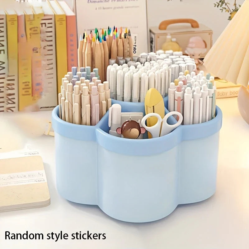 Desktop Pen Organizer with 360-Degree Rotation