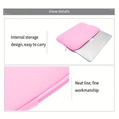 Padded Laptop Case with Zipper Closure