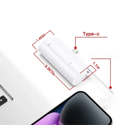 Portable Charger with 5000mAh Battery Capacity