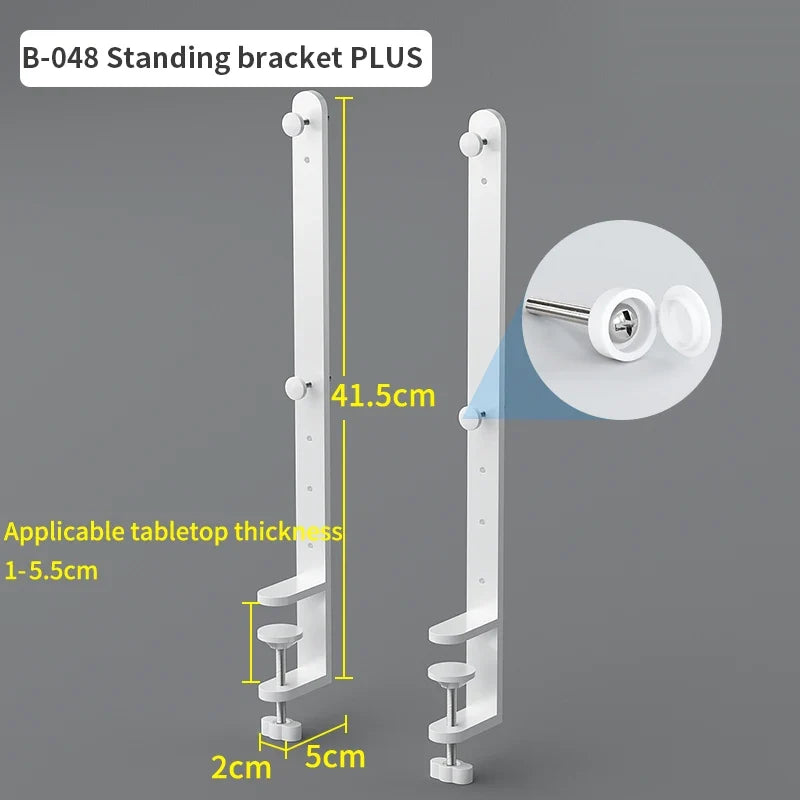 Desktop Organizer with Pegboard Design - Simple Setup, No Drilling Required