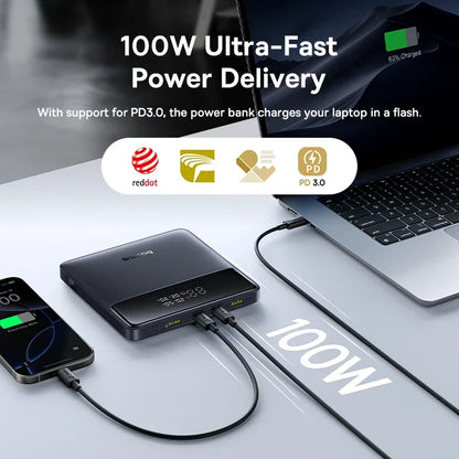 Fast Charging Power Bank 100W with PD Technology