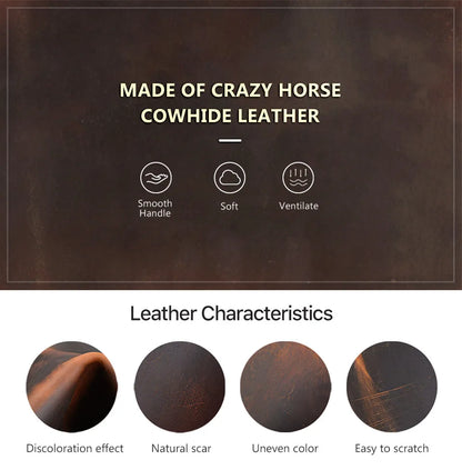 Genuine Leather Laptop Case with Modern Design