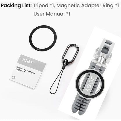 Tripod with Magnetic Suction Feature