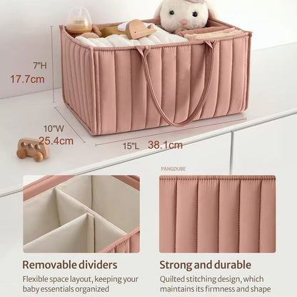 Nursing Essentials Organizer for Baby Nursery