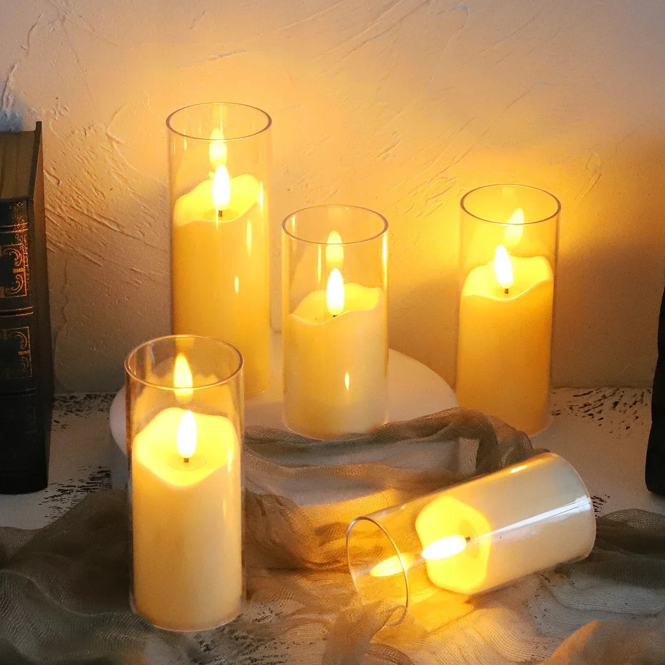 Battery Operated LED Candles Without Flames