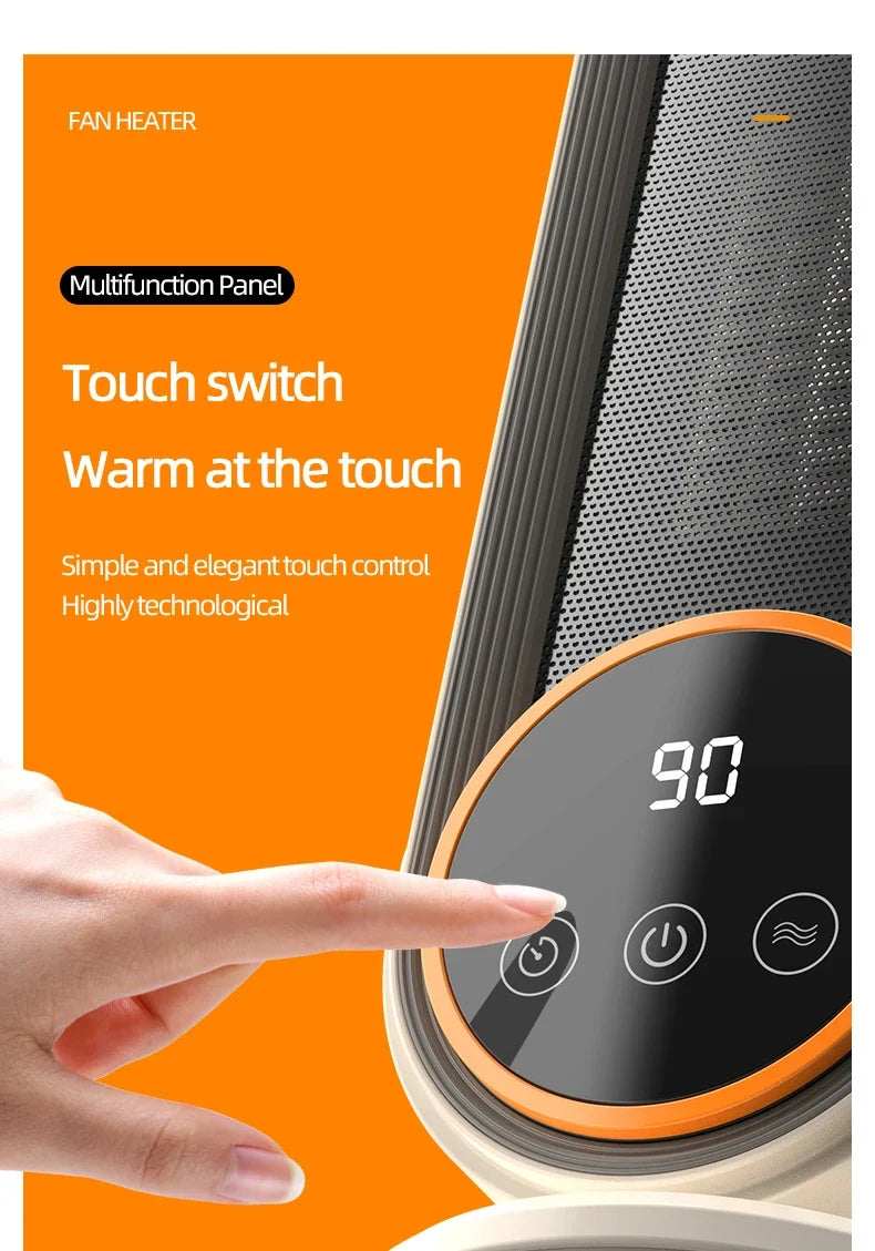 Electric Desk Heater 1200W for Efficient Heating