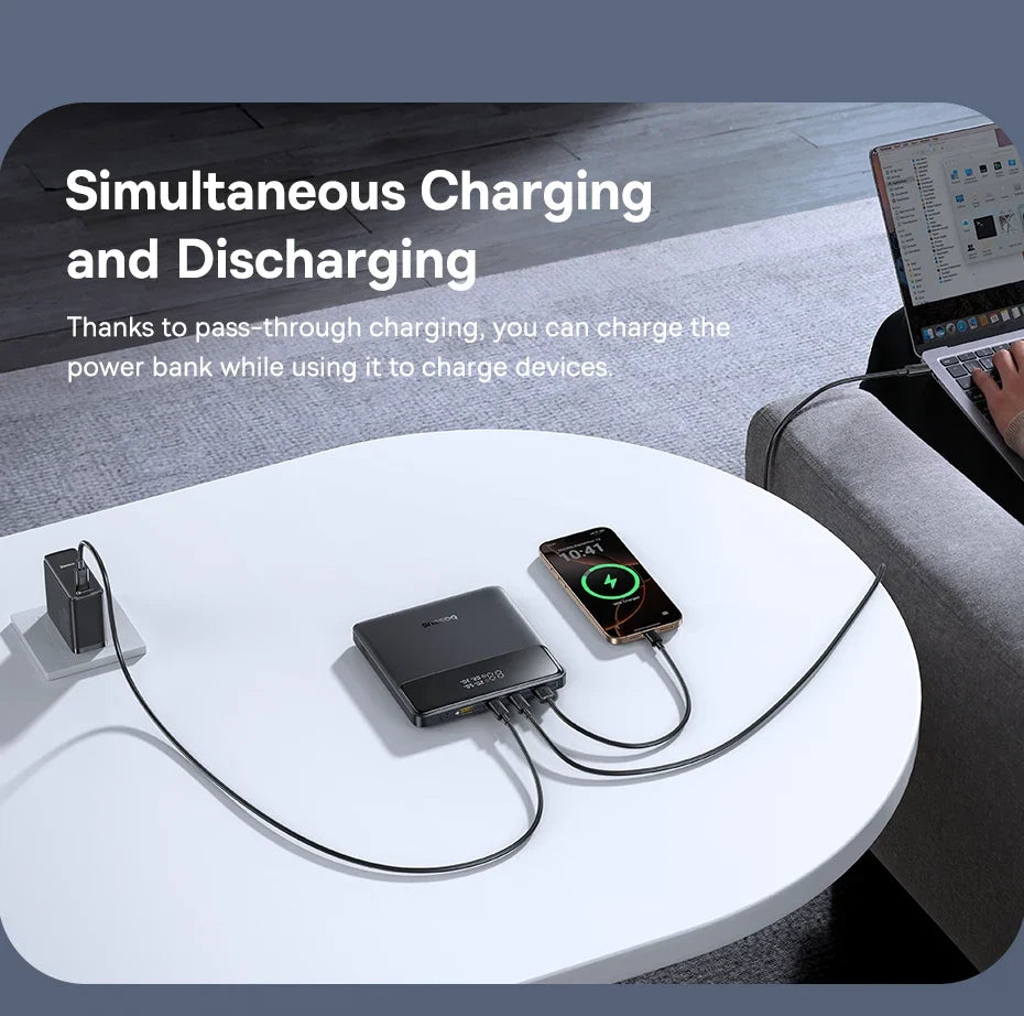 Fast Charging Power Bank 100W with PD Technology