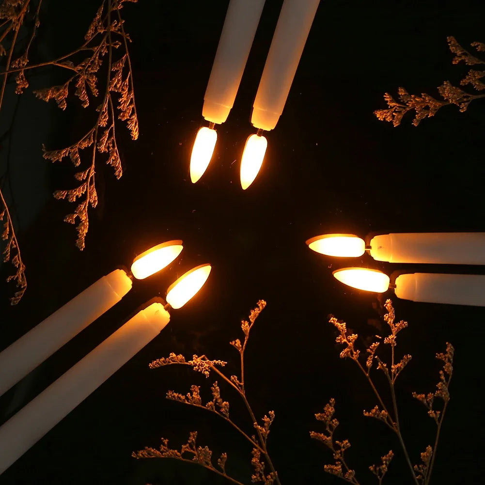 LED Taper Candles without Flame
