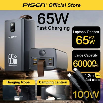 Portable Battery Charger with 60000mAh Capacity