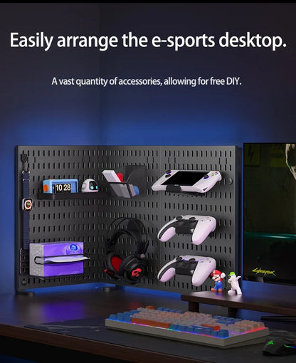 Vertical Pegboard Organizer for Desk Use