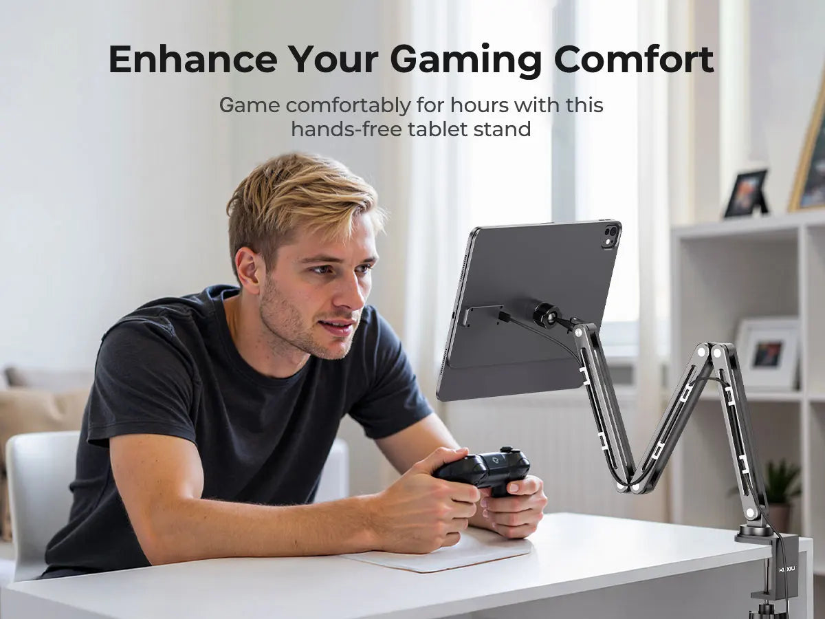 Magnetic Charging Stand and Desk Mount for iPad