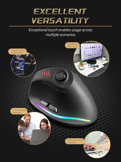 Wireless Vertical Ergonomic Mouse Model F18