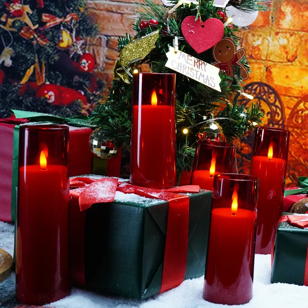 LED Candles with Remote Control - Pack of 5