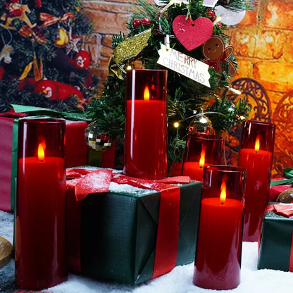 LED Candles with Remote Control - Pack of 5