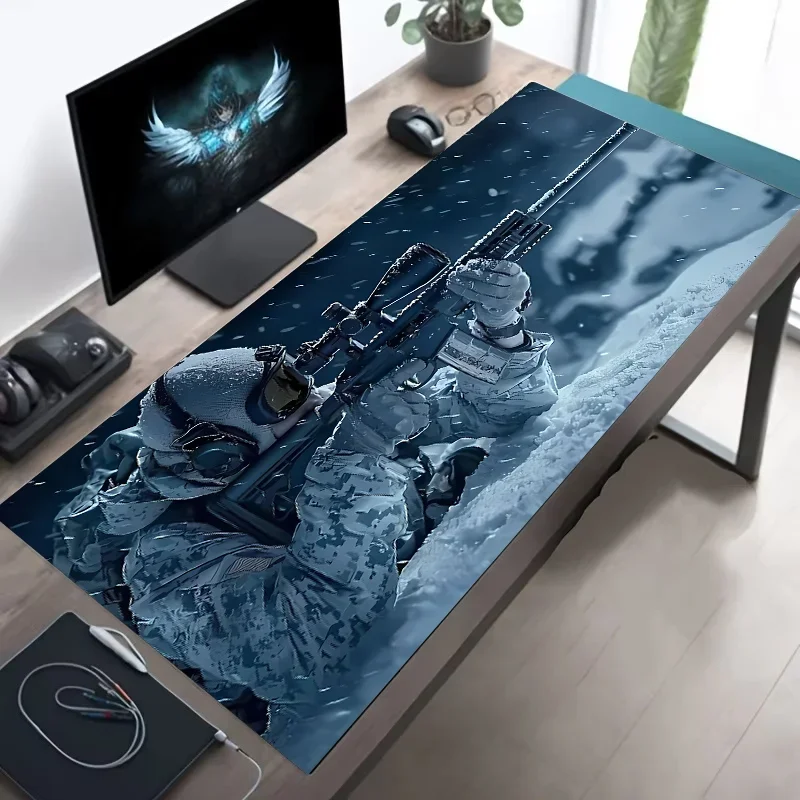 Tactical Soldiers Gaming Mouse Pad - XXL Size