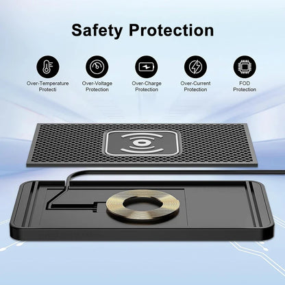 Fast Charging Pad for Cars with Anti-Slip Design