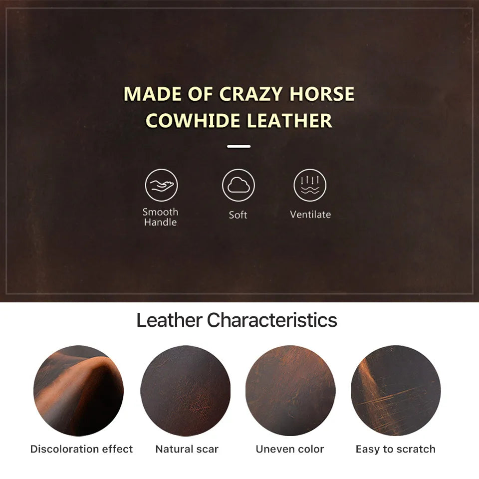 Leather Pen Holder – Handcrafted Cowhide Design