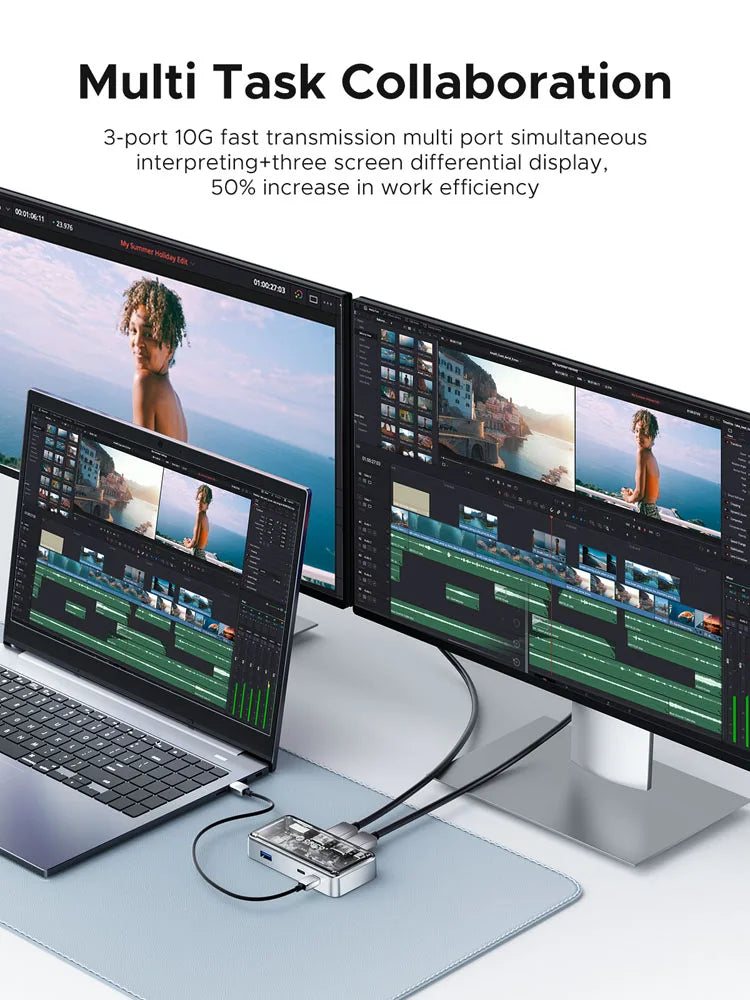 Multiple Port Docking Station for Enhanced Connectivity