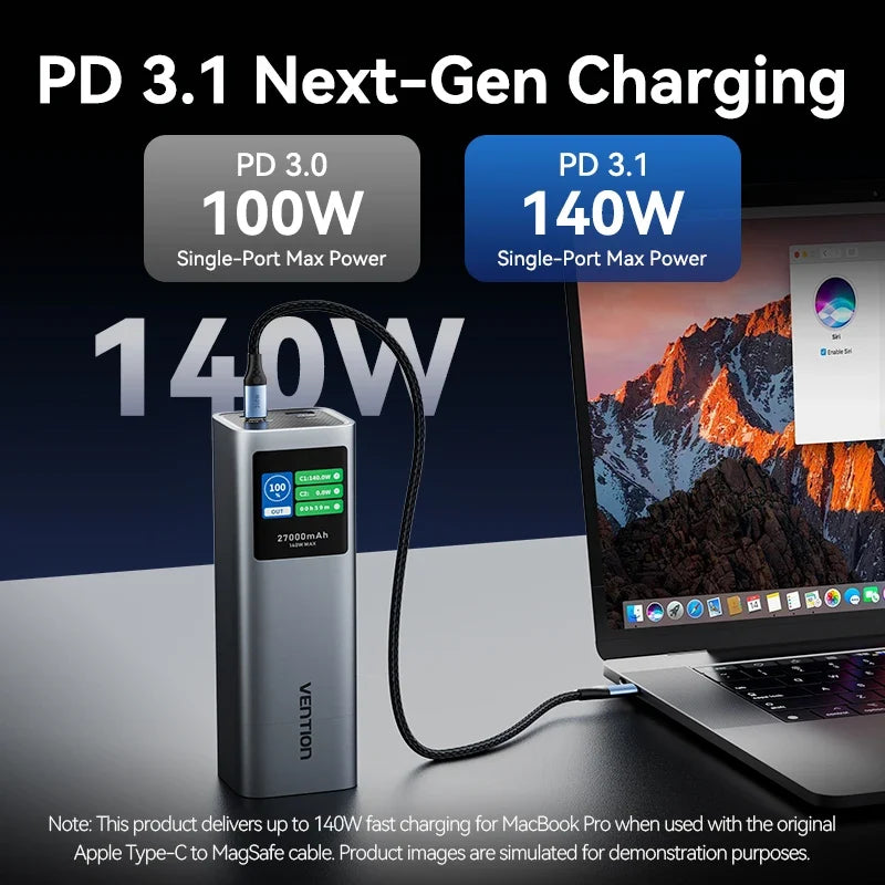 27000mAh Portable Battery Pack for Charging Devices