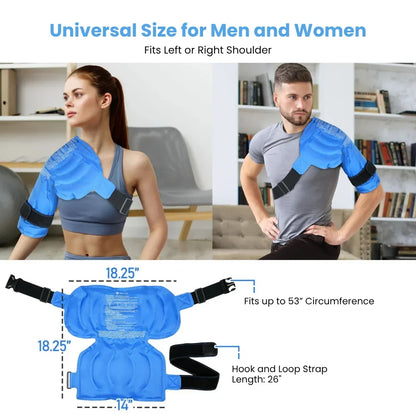 Ice Pack Shoulder Support Wrap