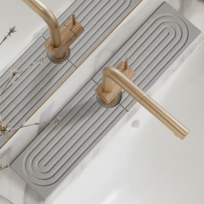 Eco-Friendly Quick-Dry Sink Mat for Kitchen and Bath