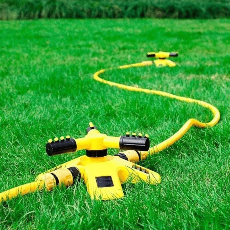 All-Around Sprinkler System with Triple-Arm Design