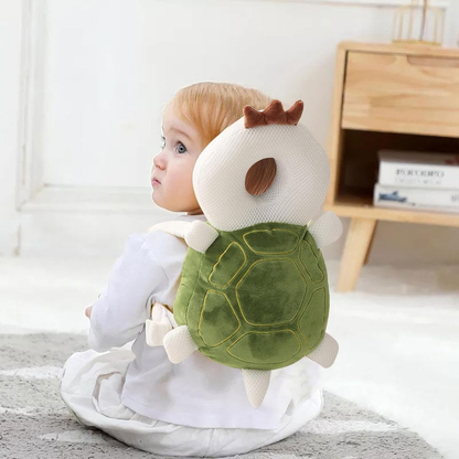 Turtle-Shaped Head Protection Cushion for Little Explorers