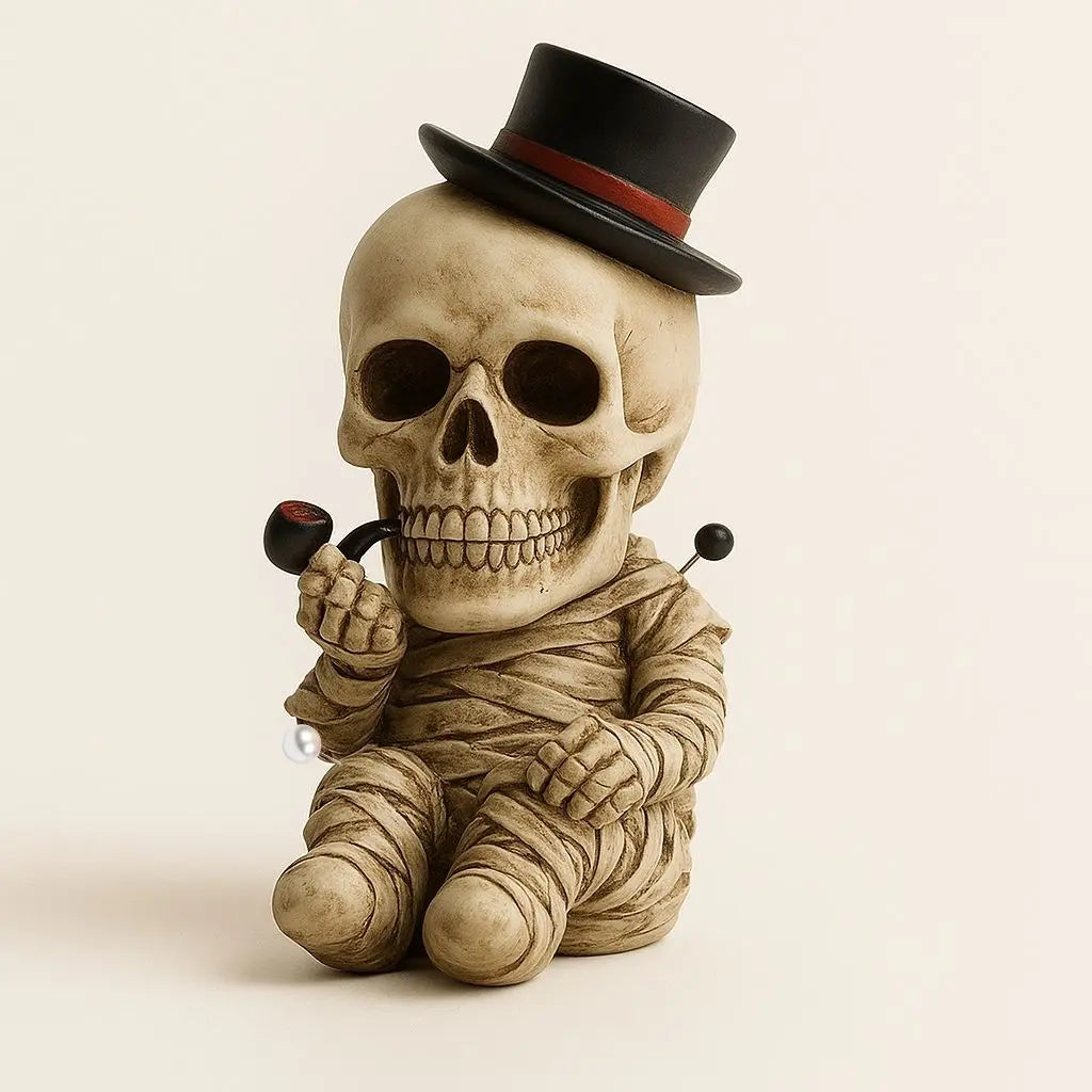 Whimsical Skull Decoration Set for Halloween Festivities