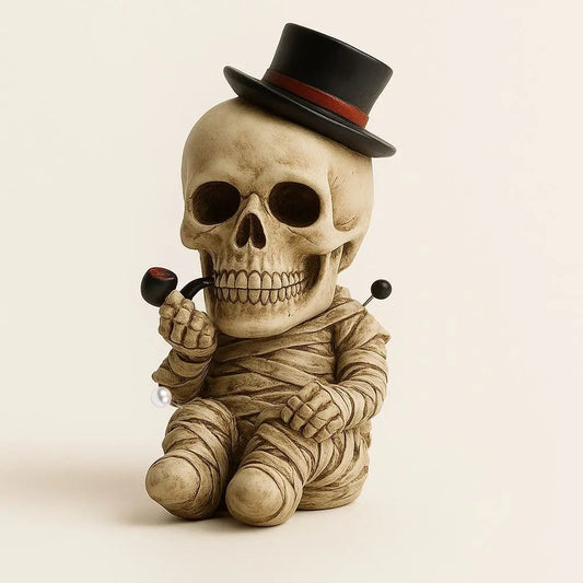 Whimsical Skull Decoration Set for Halloween Festivities