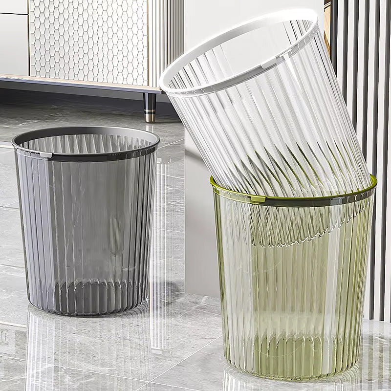 Sleek Acrylic Trash Bin for Stylish Interiors