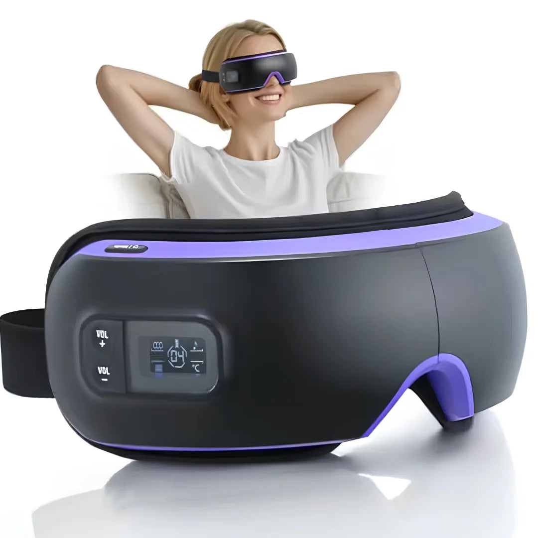 Heat-Enabled Electric Eye Massager