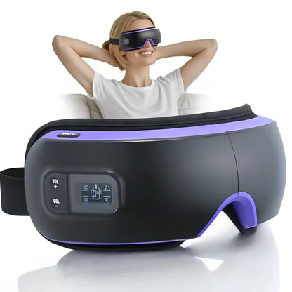Heat-Enabled Electric Eye Massager