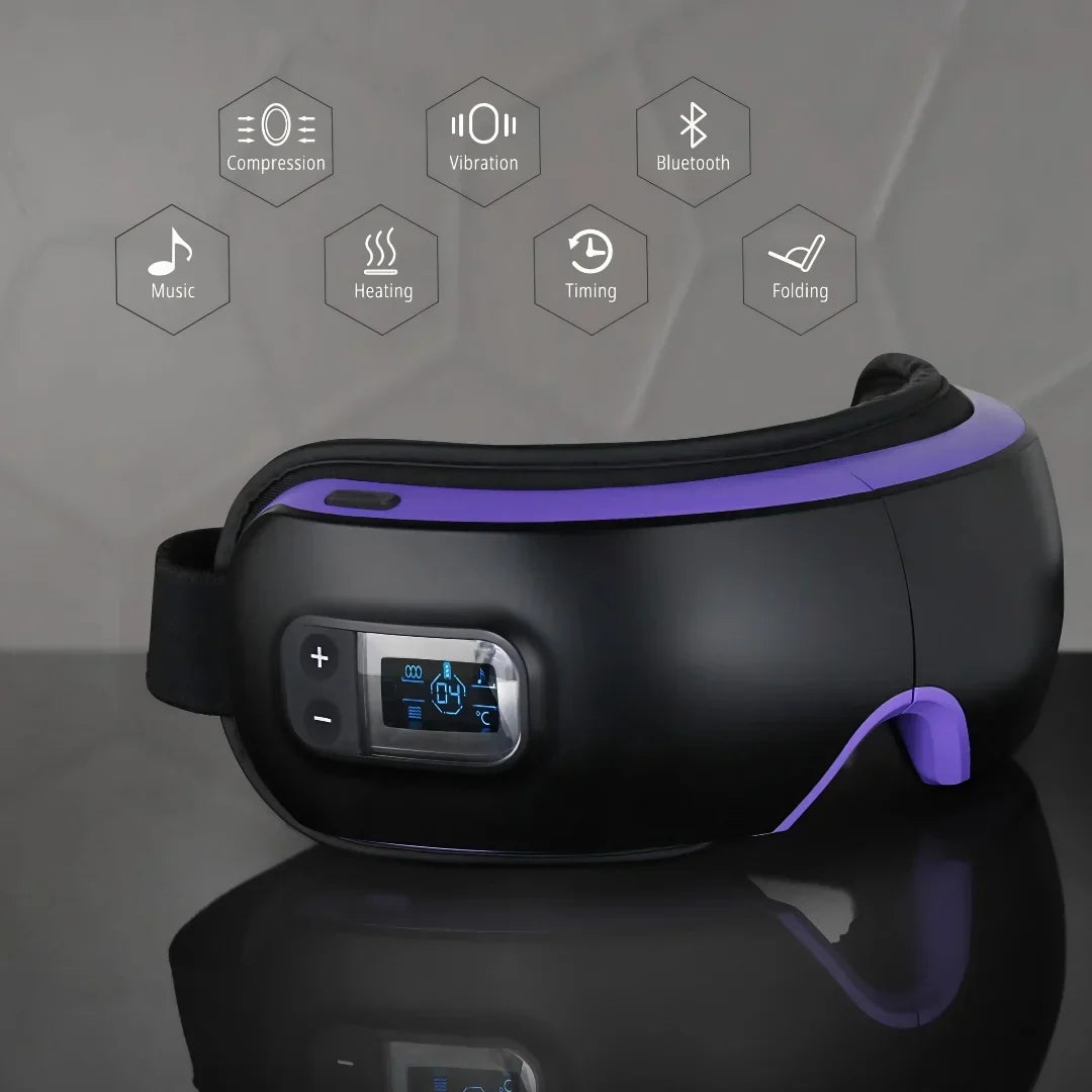 Heat-Enabled Electric Eye Massager