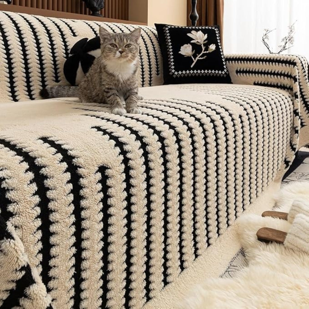 Chic Vintage-Inspired Sofa Cover for Ultimate Comfort