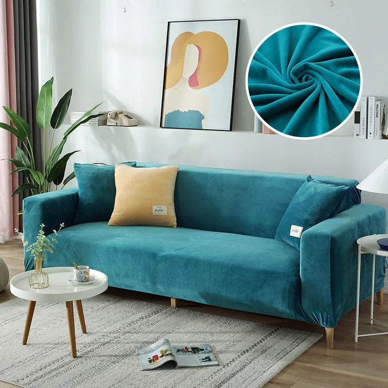 Elegant Velvet Sofa Shield | Perfect for Pet Owners